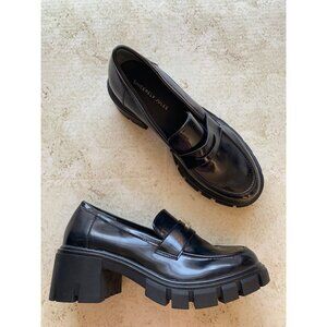 Sincerely Jules Black Chunky Loafers